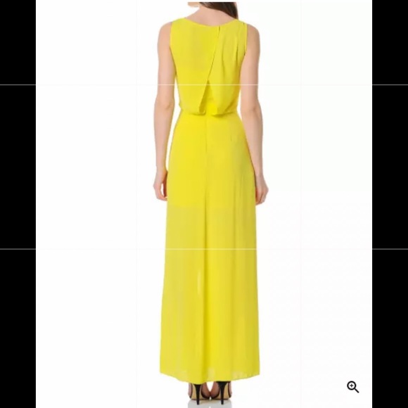 BCBGMAXAZRIA - KOKO Yellow Dress - Picture 2 of 7